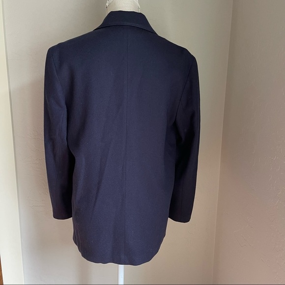 Vintage Wool Blazer Single Button Made in USA Size: 10 - Picture 3 of 9